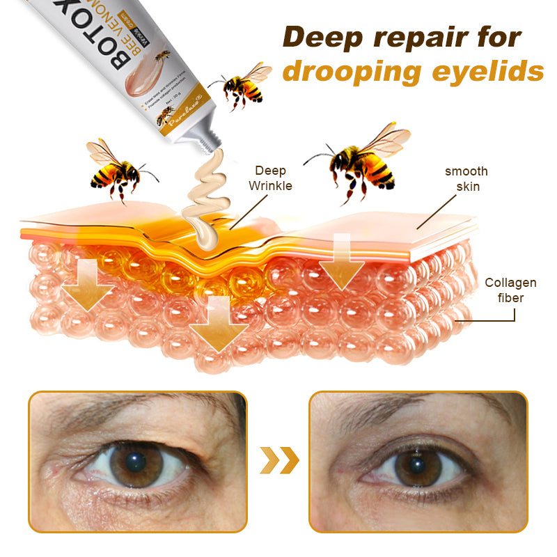 👨‍⚕️ Tillverkad och skickad från Sverige- Pureluxo® Botox Bee Venom Anti-Rynk Kräm – SISTA DAGEN 80% RABATT