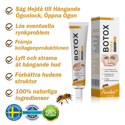 👨‍⚕️ Tillverkad och skickad från Sverige- Pureluxo® Botox Bee Venom Anti-Rynk Kräm – SISTA DAGEN 80% RABATT