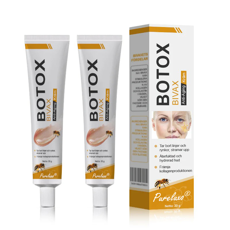 👨‍⚕️ Tillverkad och skickad från Sverige- Pureluxo® Botox Bee Venom Anti-Rynk Kräm – SISTA DAGEN 80% RABATT