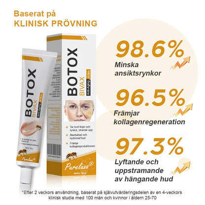 👨‍⚕️ Tillverkad och skickad från Sverige- Pureluxo® Botox Bee Venom Anti-Rynk Kräm – SISTA DAGEN 80% RABATT