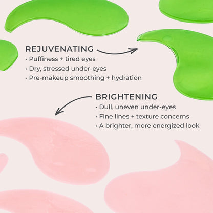 Mellow Eyes Hydrogel Rejuvenating Eye Patches - Hemp