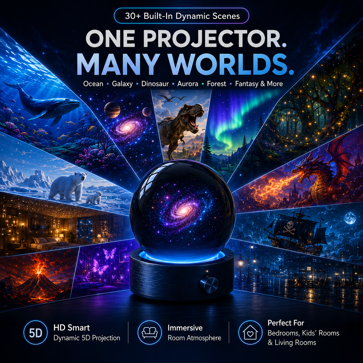 BVJ® 🌌Night Light Projector🛒