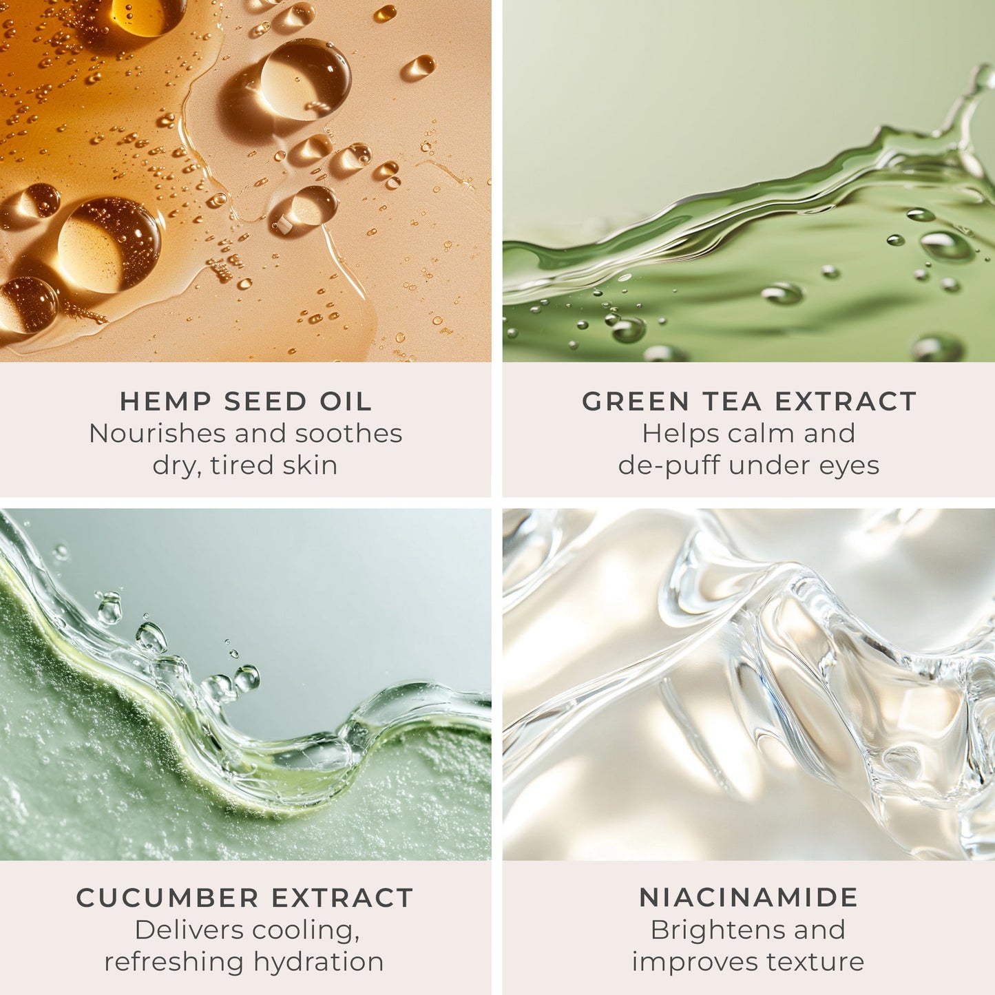 Mellow Eyes Hydrogel Rejuvenating Eye Patches - Hemp