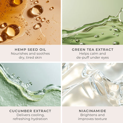 Mellow Eyes Hydrogel Rejuvenating Eye Patches - Hemp